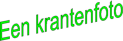 Een krantenfoto